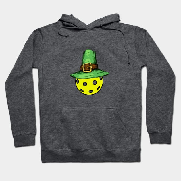 St. Patrick's Day Pickleball Hoodie by Little Duck Designs